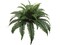 Boston Fern Plant 34" Wide, 49 Silk Fronds, UV Resistant Faux Greenery for Indoor & Outdoor Decor